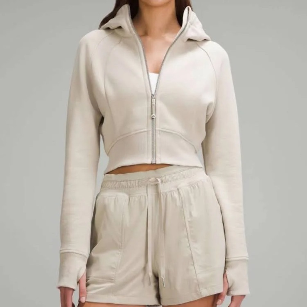 lululemon athletica Mojave Tan Zip-Up Hoodie